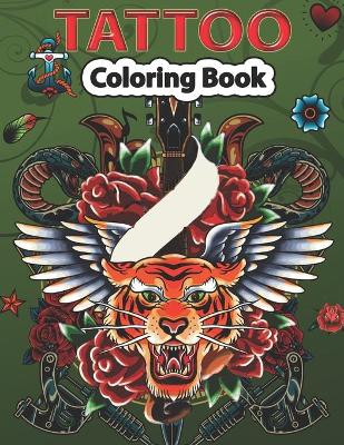 Book cover for Tattoo Coloring Book