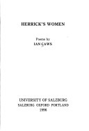 Book cover for Herrick's Women