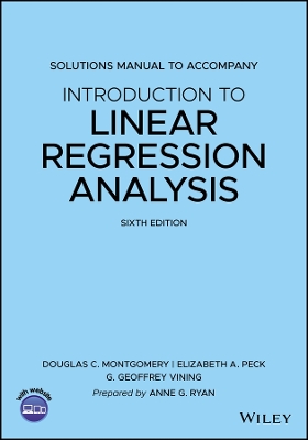 Cover of Solutions Manual to Accompany Introduction to Line ar Regression Analysis, 6th edition