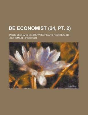 Book cover for de Economist (24, PT. 2)