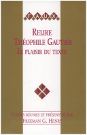 Cover of Relire Théophile Gautier