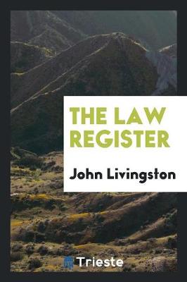 Book cover for The Law Register