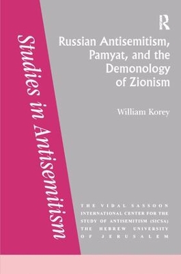 Book cover for Russian Antisemitism, Pamyat, and the Demonology of Zionism