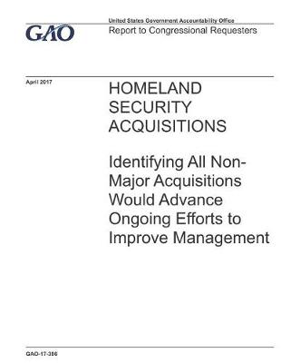 Book cover for Homeland Security Acquisitions