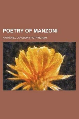 Cover of Poetry of Manzoni