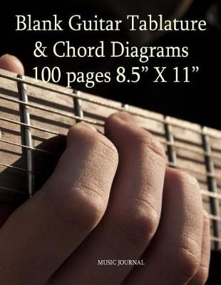 Book cover for Blank Guitar Tablature & Chord Diagrams