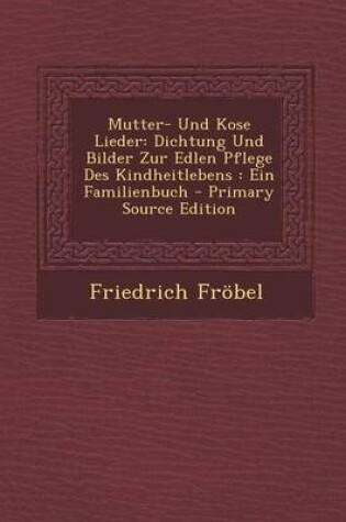 Cover of Mutter- Und Kose Lieder