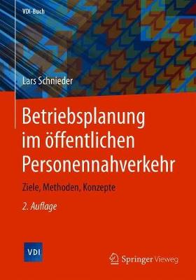 Cover of Betriebsplanung Im Öffentlichen Personennahverkehr