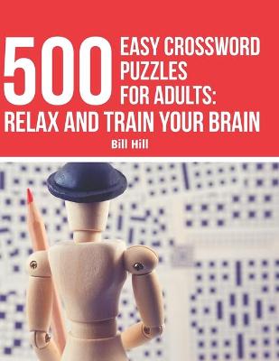 Book cover for 500 Easy crossword puzzles for adults