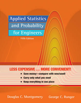 Book cover for Applied Statistics and Probability for Engineers 5E Binder Ready Version