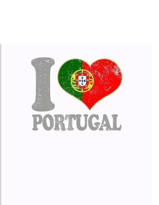 Book cover for I Love Portugal Composition Book