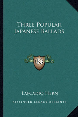 Book cover for Three Popular Japanese Ballads