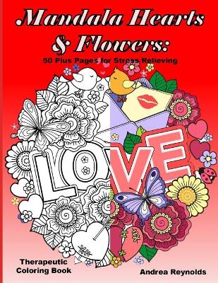 Book cover for Mandala Hearts and Flowers