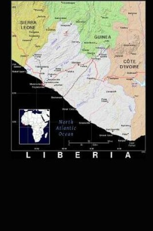Cover of Modern Day Color Map of Liberia in Africa Journal