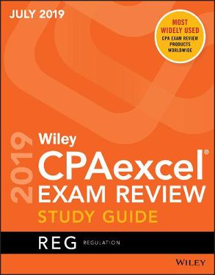 Book cover for Wiley CPAexcel Exam Review July 2019 Study Guide