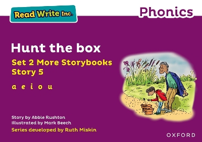 Book cover for Read Write Inc Phonics: Purple Set 2 More Storybook 5 Hunt the box