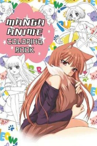 Cover of Manga Anime Coloring Book