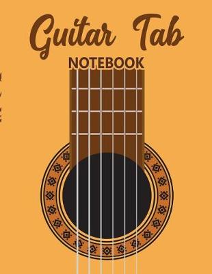 Book cover for Guitar Tab Notebook