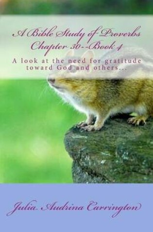 Cover of A Bible Study of Proverbs Chapter 30--Book 4