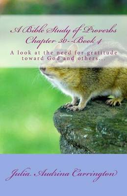 Book cover for A Bible Study of Proverbs Chapter 30--Book 4