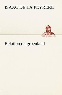 Book cover for Relation du groenland