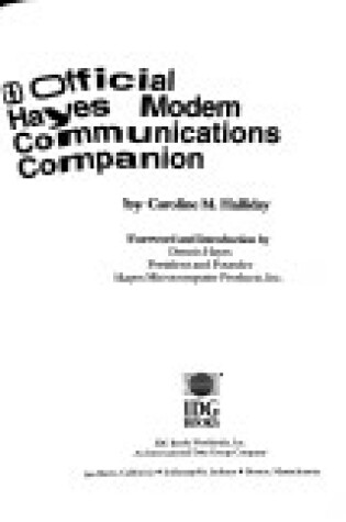 Cover of Official Hayes Modern Communications Companion