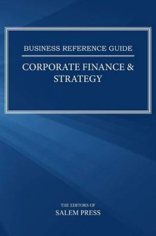 Cover of Corporate Finance & Strategy