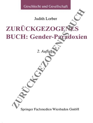 Book cover for Gender-Paradoxien