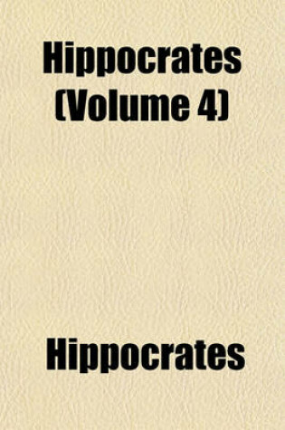 Cover of Hippocrates (Volume 4)