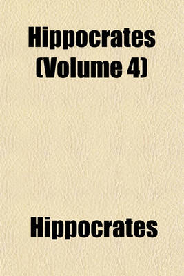 Book cover for Hippocrates (Volume 4)