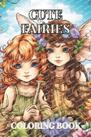 Cover of Cute Fairies & Pixies Coloring Book