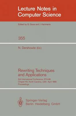 Book cover for Rewriting Techniques and Applications