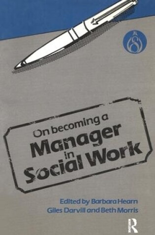 Cover of On Becoming a Manager in Social Work