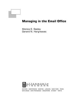 Book cover for Managing in the Email Office