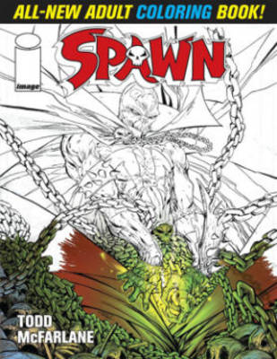 Book cover for Spawn Coloring Book