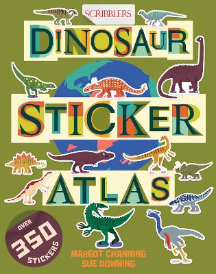 Cover of Scribblers Dinosaur Sticker Atlas