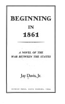 Book cover for Beginning in 1861