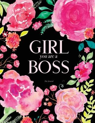 Book cover for Dot Journal. Girl You Are a Boss