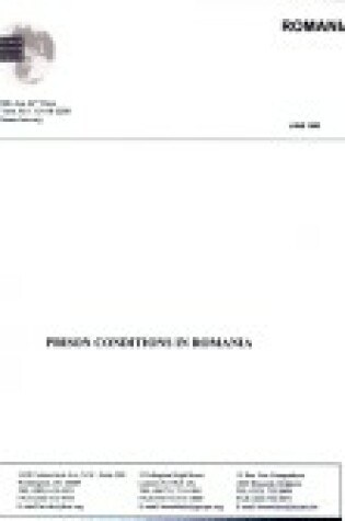 Cover of Prison Conditions in Romania