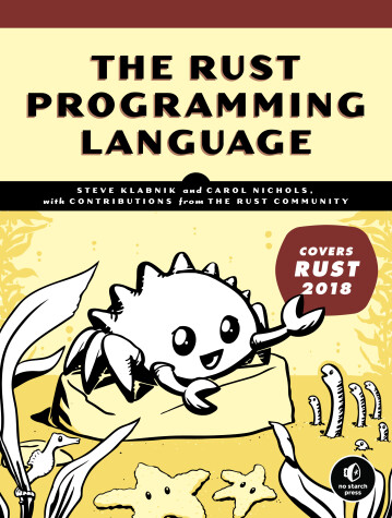 Book cover for The Rust Programming Language