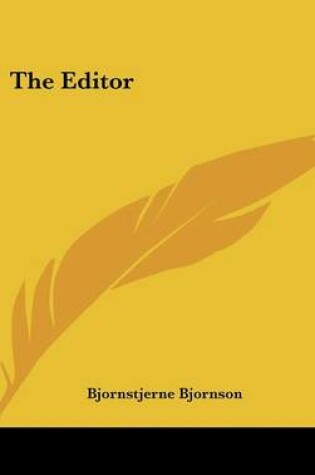 Cover of The Editor