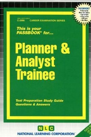 Cover of Planner & Analyst Trainee