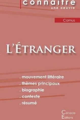 Cover of Fiche de lecture L'Etranger de Albert Camus (analyse litteraire de reference et resume complet)