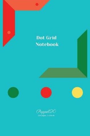 Cover of Dot Grid Notebook - light blue cover - 124 pages-5x8-Inches