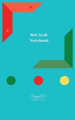 Book cover for Dot Grid Notebook - light blue cover - 124 pages-5x8-Inches