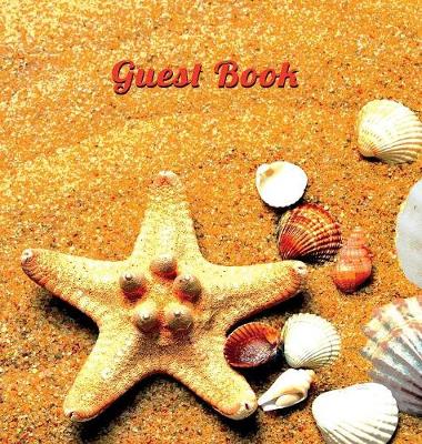 Cover of GUEST BOOK FOR VACATION HOME (Hardcover), Visitors Book, Guest Book For Visitors, Beach House Guest Book, Visitor Comments Book.