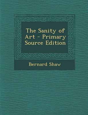 Book cover for The Sanity of Art