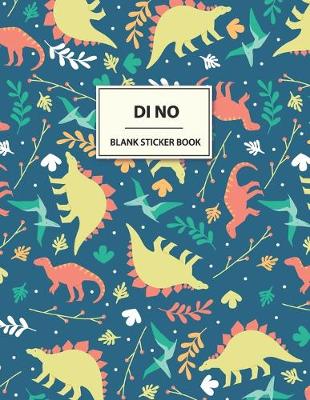 Book cover for Dino Blank Sticker Book
