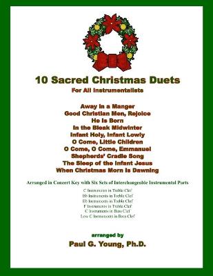 Book cover for 10 Sacred Christmas Duets