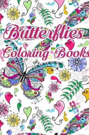 Cover of Butterflies coloring book